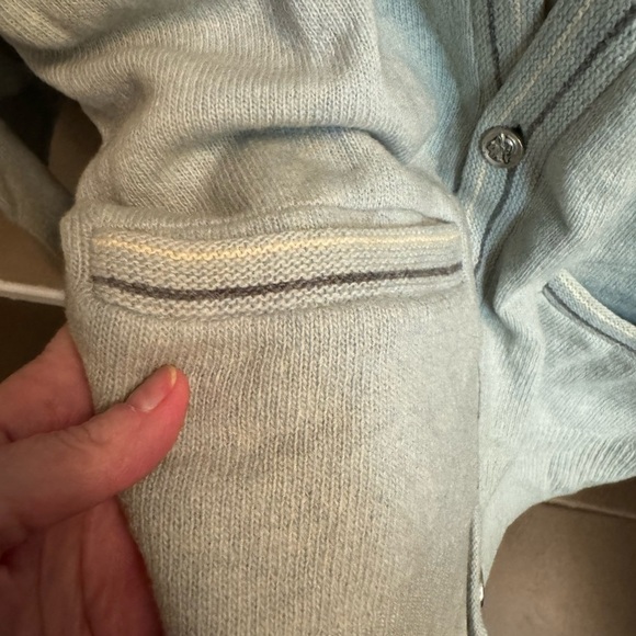 RARE 1960’s VINTAGE PEBBLE BEACH OF CALIFORNIA 100 Lambs Wool Button Up Cardigan - Picture 9 of 14